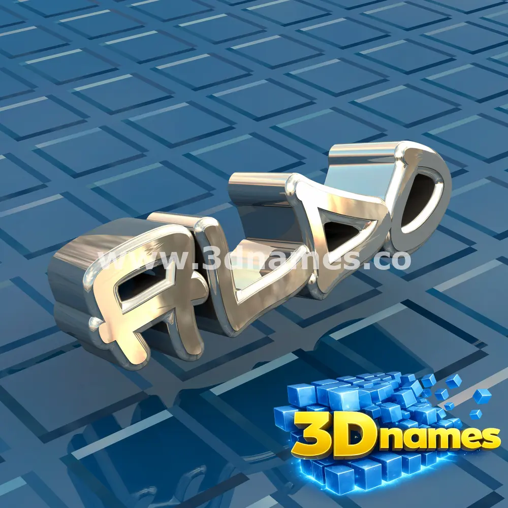 aldo in Blue Bling style - 3D name wallpaper