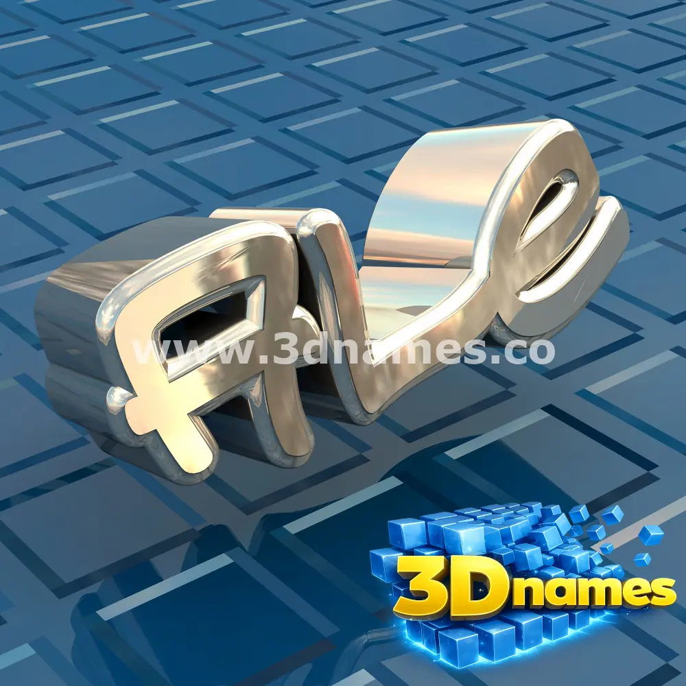 ale in Blue Bling style - 3D name wallpaper