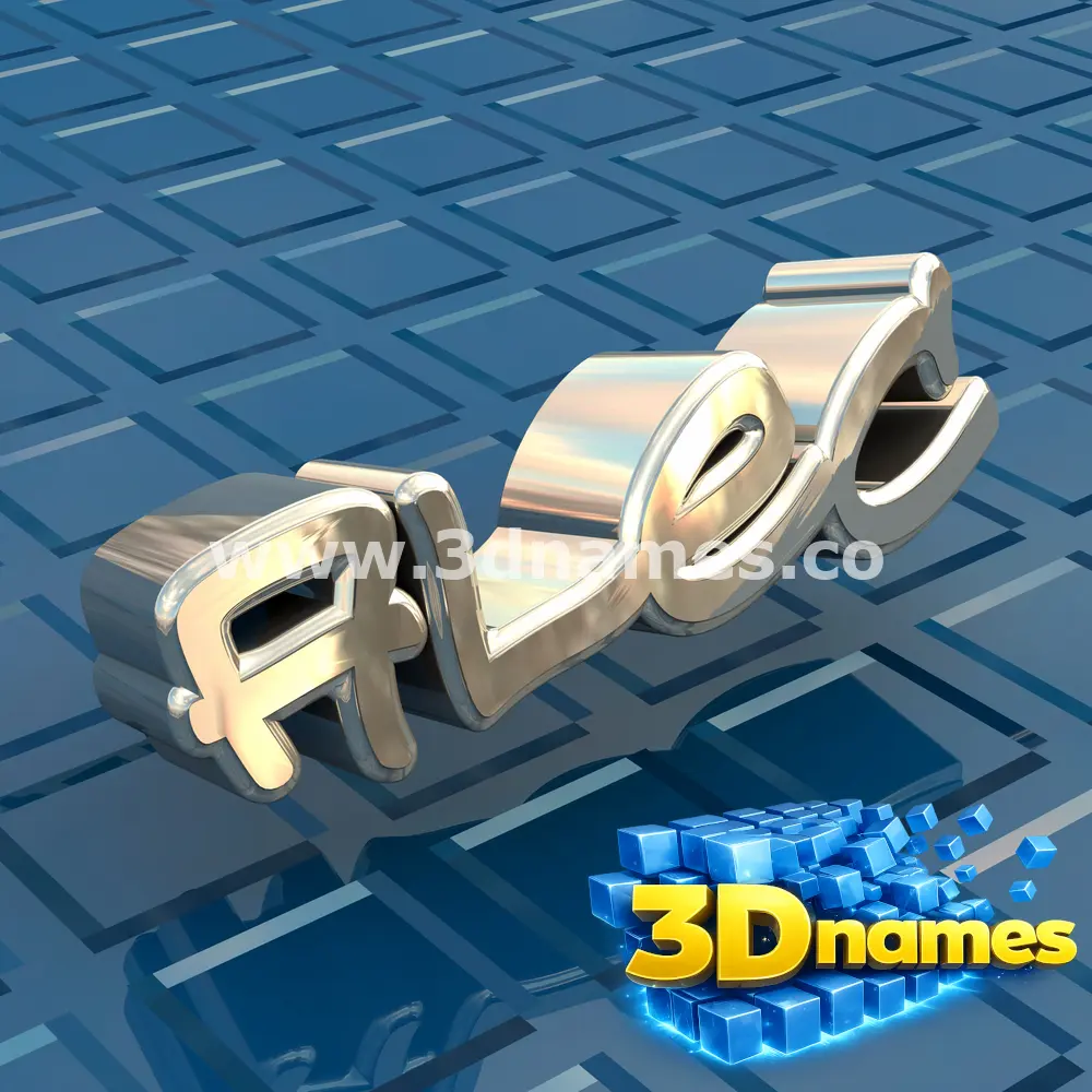 alec in Blue Bling style - 3D name wallpaper