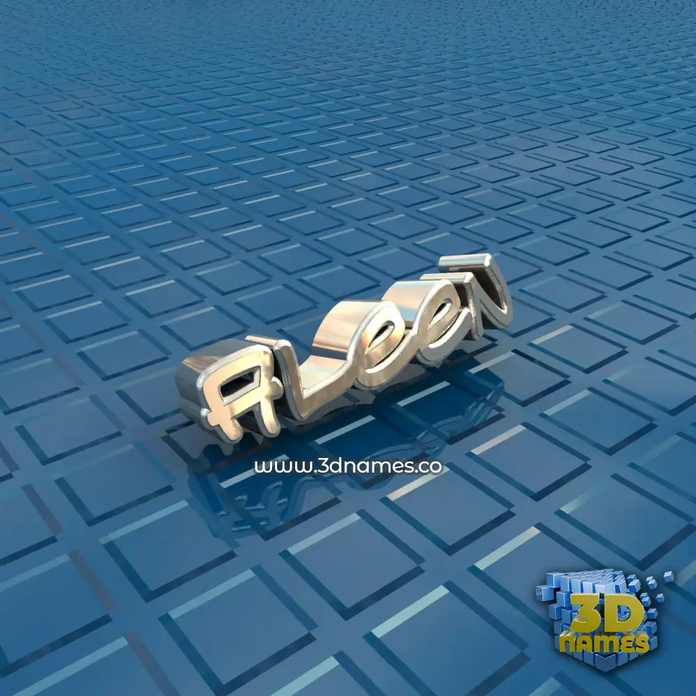 aleen in Blue Bling style - 3D name wallpaper
