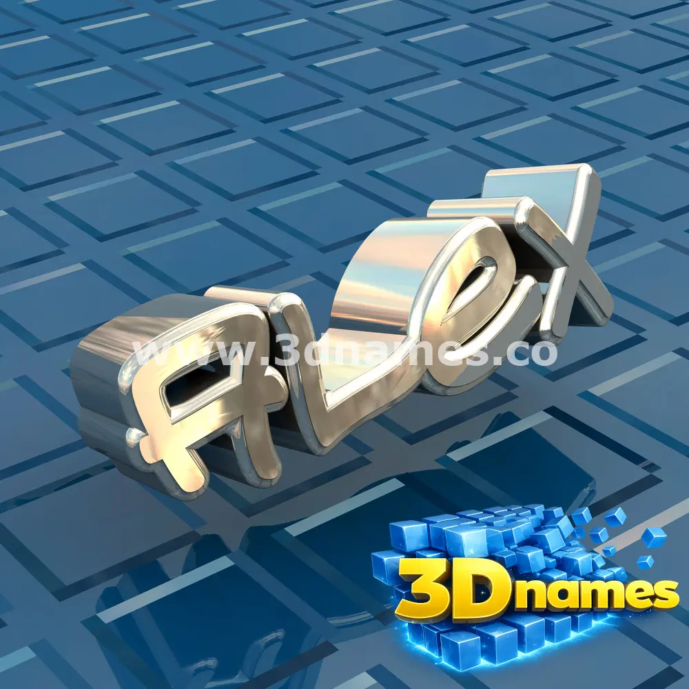 alex in Blue Bling style - 3D name wallpaper