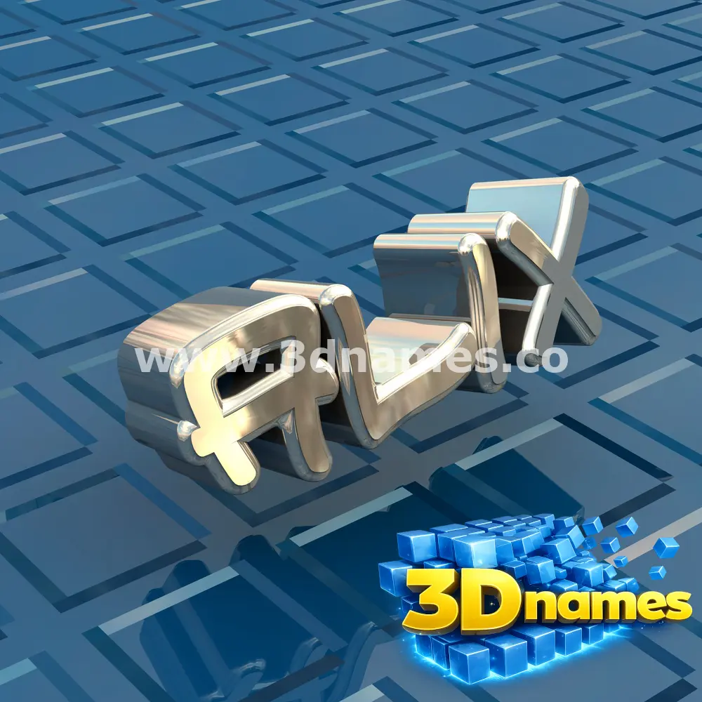 alix in Blue Bling style - 3D name wallpaper
