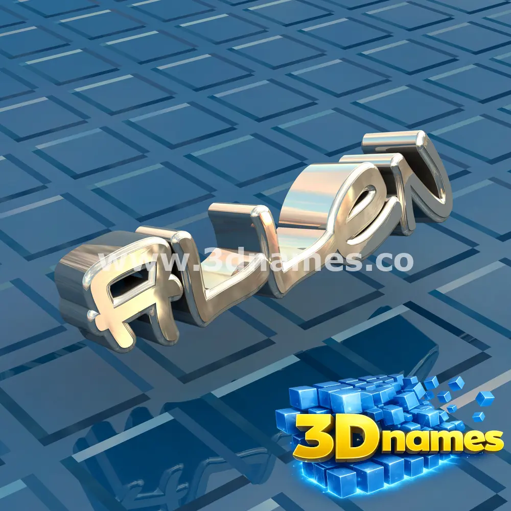 allen in Blue Bling style - 3D name wallpaper