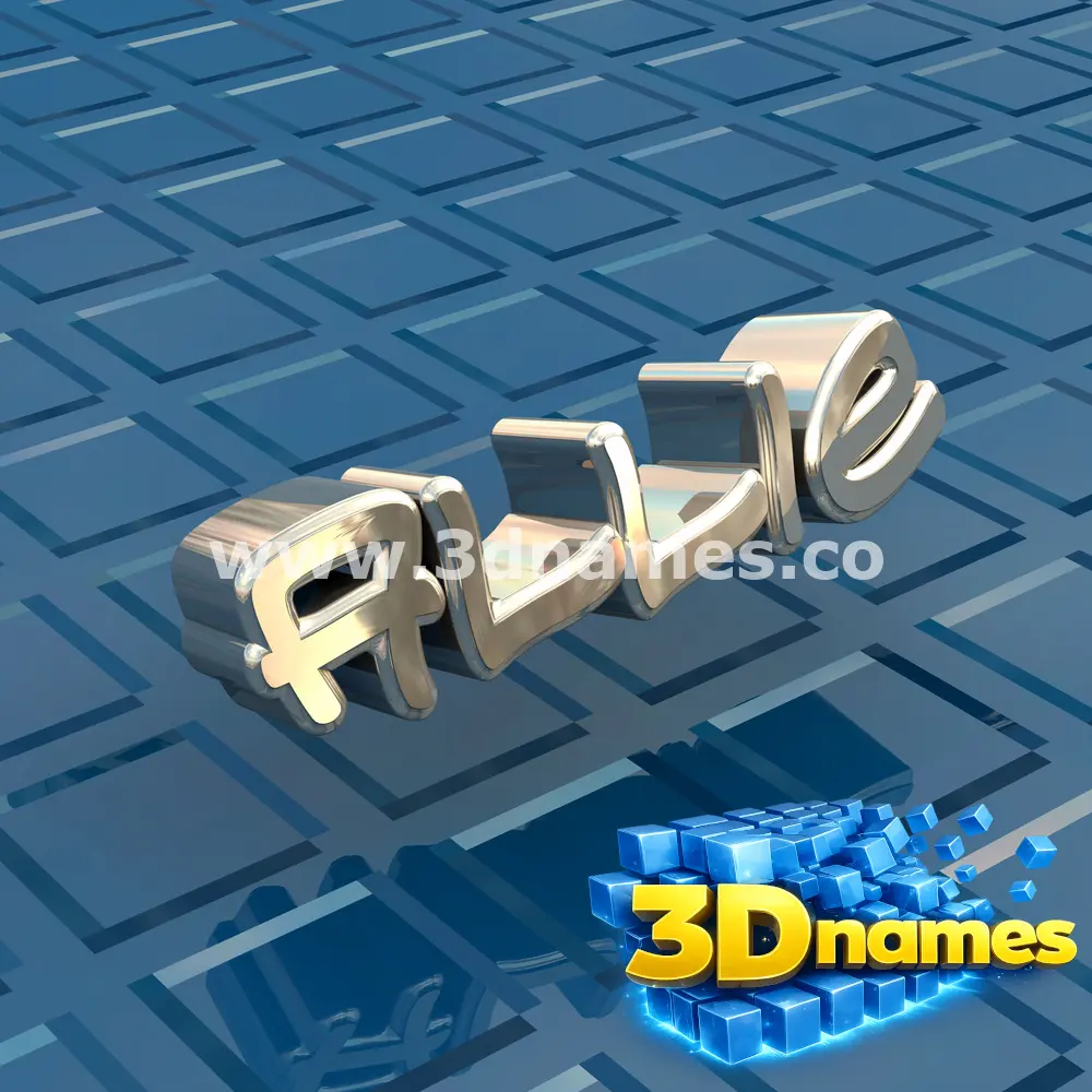 allie in Blue Bling style - 3D name wallpaper