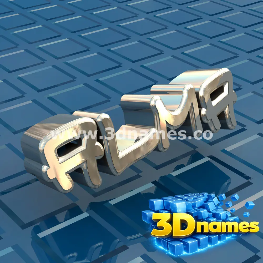 alma in Blue Bling style - 3D name wallpaper