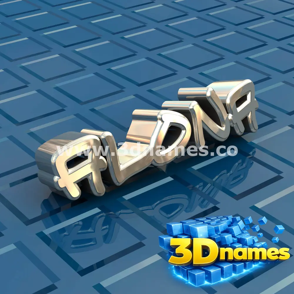 alona in Blue Bling style - 3D name wallpaper