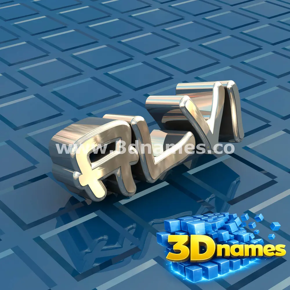 alvi in Blue Bling style - 3D name wallpaper