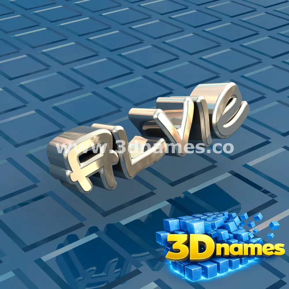 alvie in Blue Bling style - 3D name wallpaper