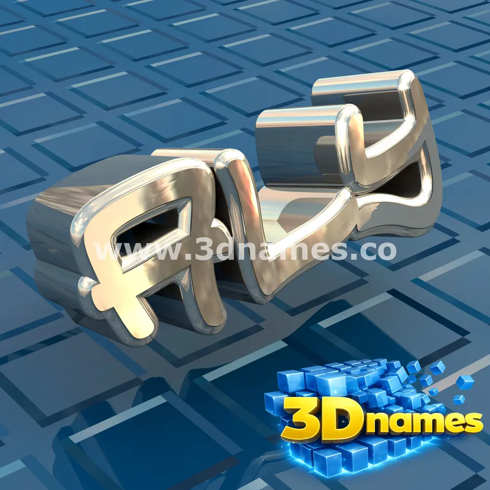 aly in Blue Bling style - 3D name wallpaper