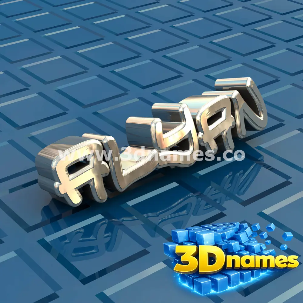 alyan in Blue Bling style - 3D name wallpaper