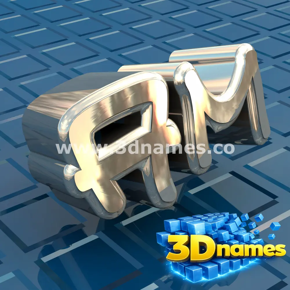 am in Blue Bling style - 3D name wallpaper