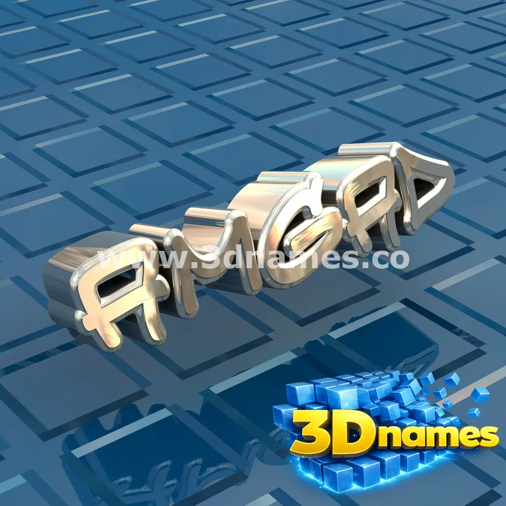 amgad in Blue Bling style - 3D name wallpaper