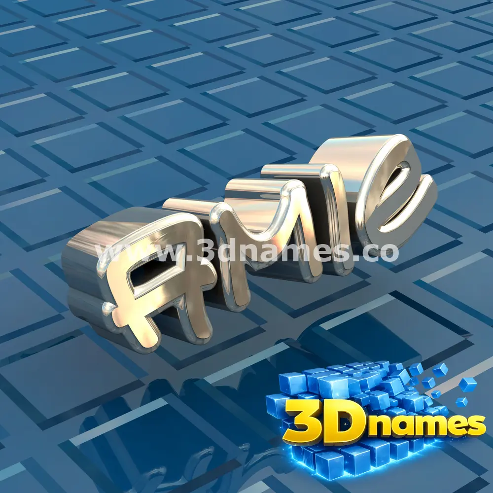 amie in Blue Bling style - 3D name wallpaper