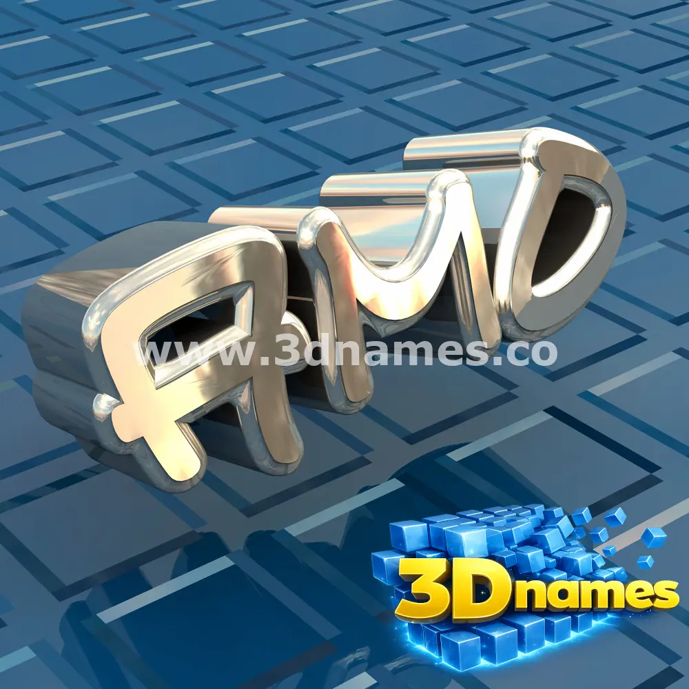 amo in Blue Bling style - 3D name wallpaper