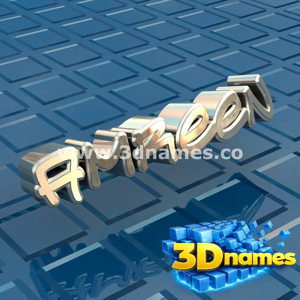 amreen in Blue Bling style - 3D name wallpaper