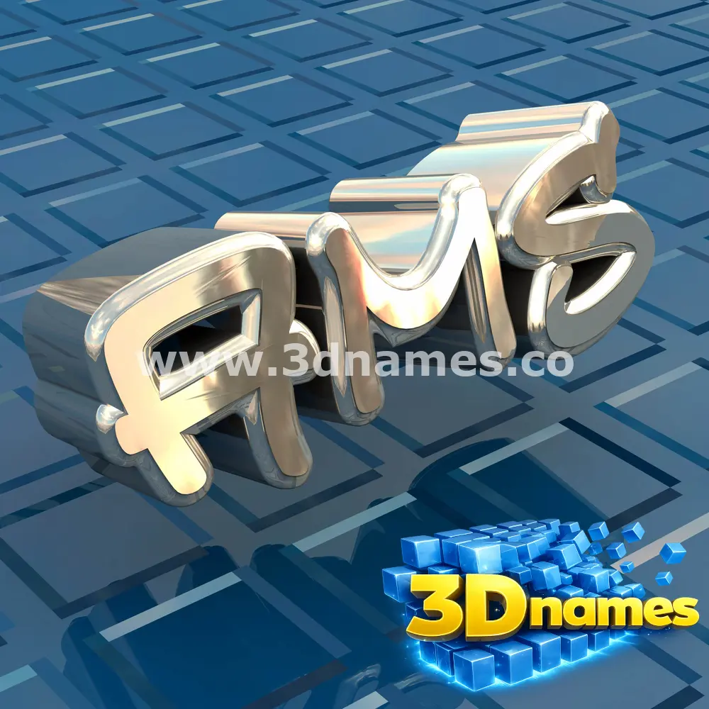 ams in Blue Bling style - 3D name wallpaper