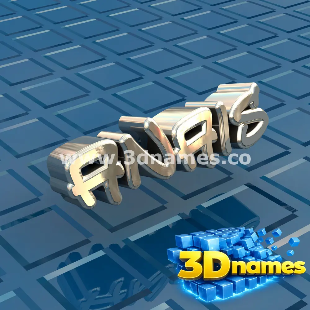 anais in Blue Bling style - 3D name wallpaper