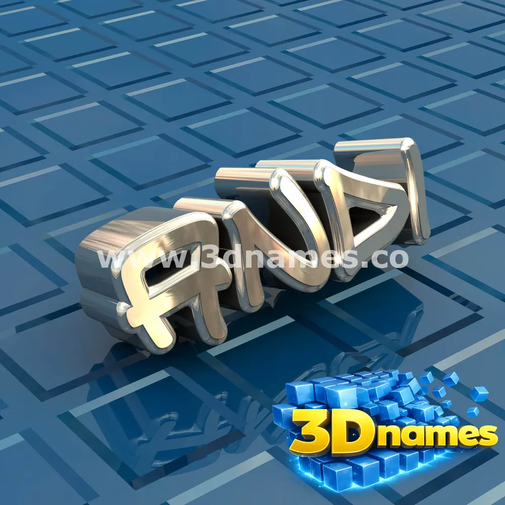 andi in Blue Bling style - 3D name wallpaper