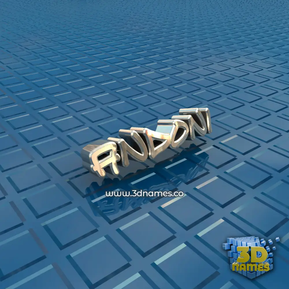 andoni in Blue Bling style - 3D name wallpaper
