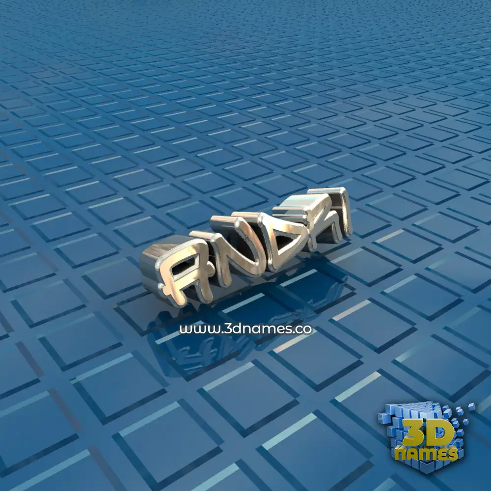 andri in Blue Bling style - 3D name wallpaper