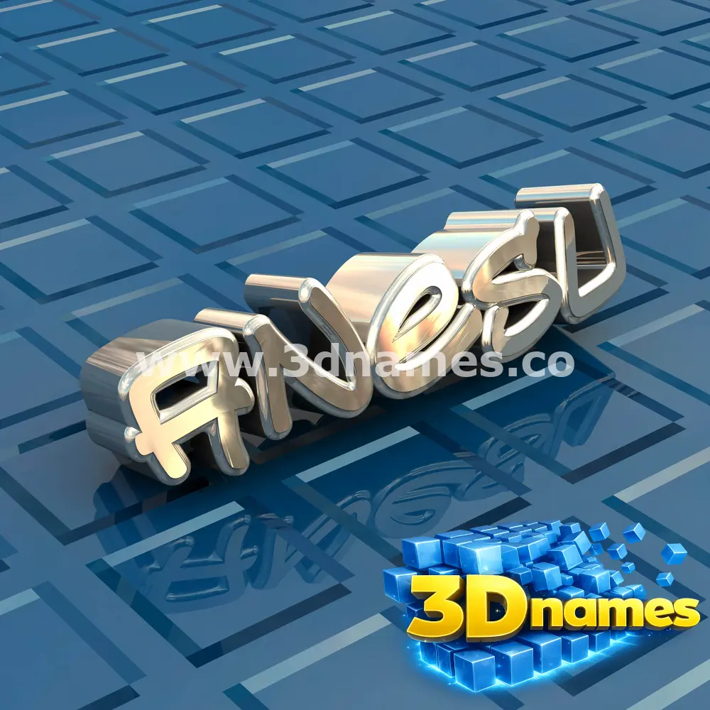 anesu in Blue Bling style - 3D name wallpaper