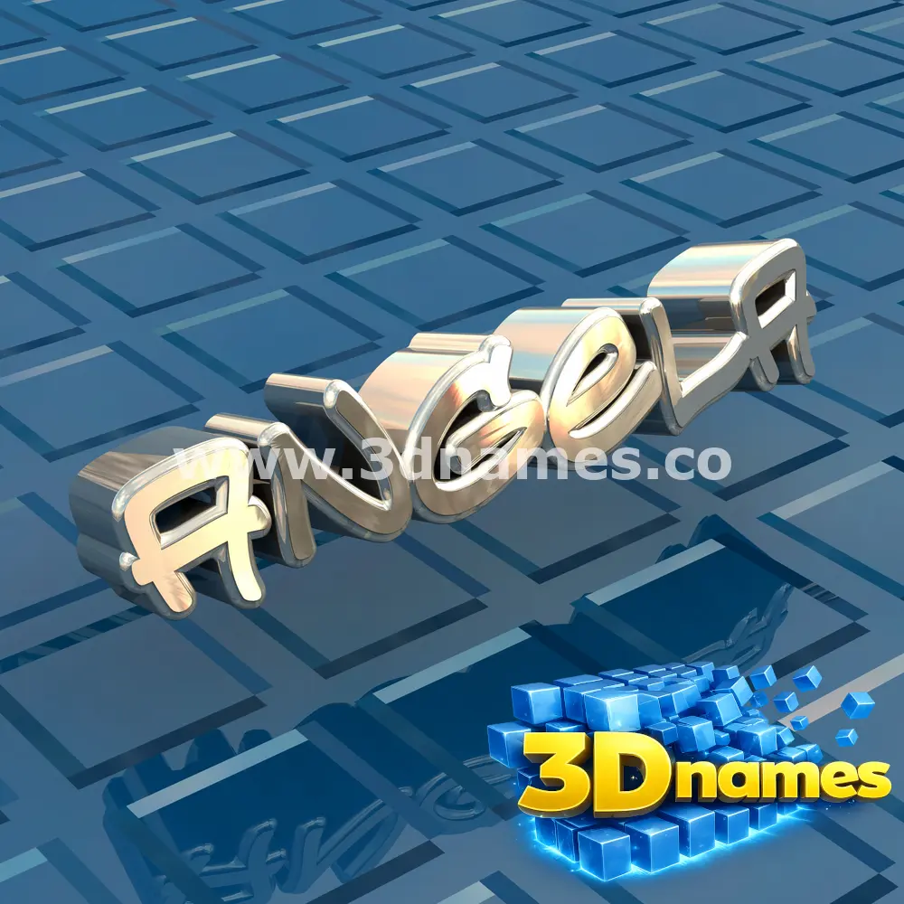 angela in Blue Bling style - 3D name wallpaper