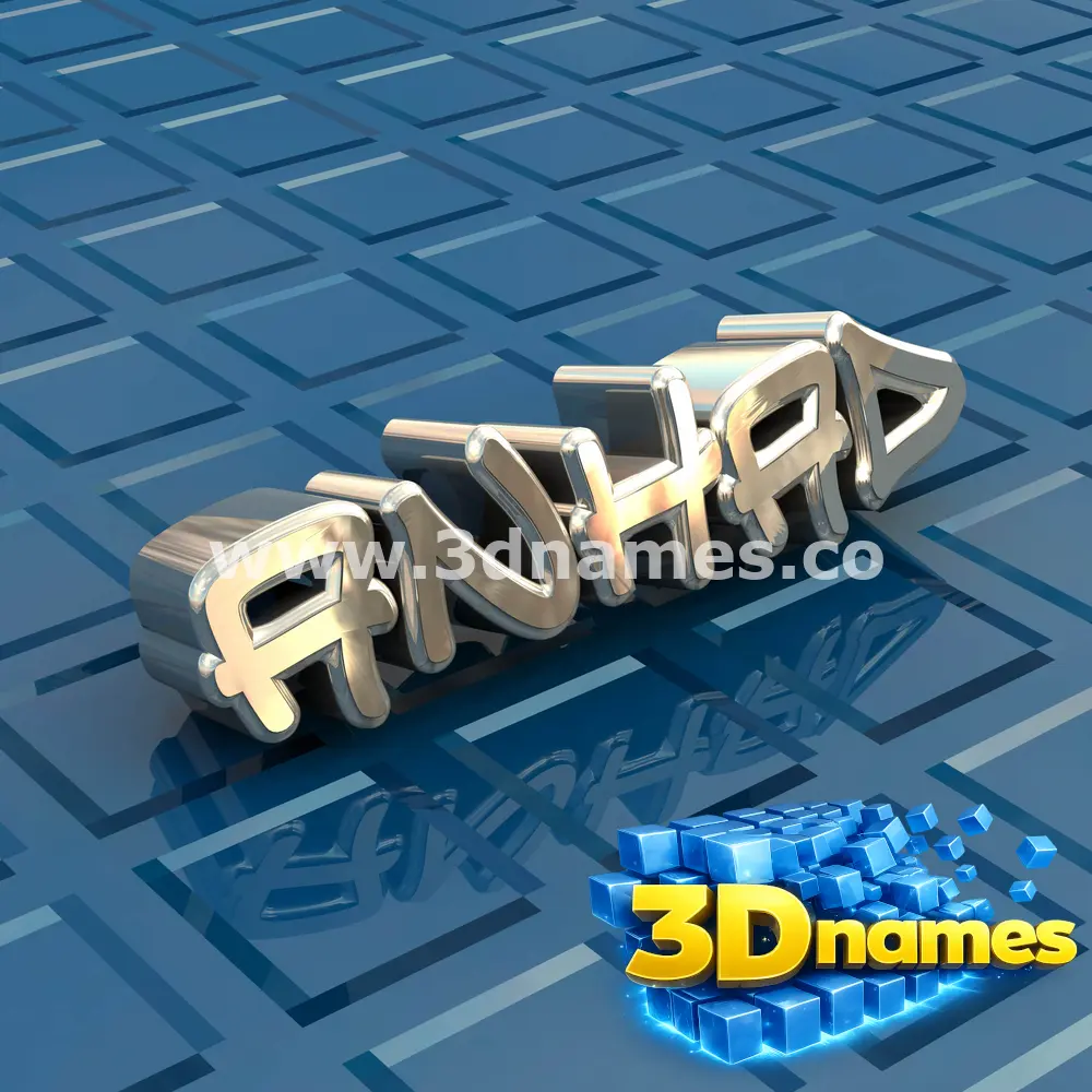 anhad in Blue Bling style - 3D name wallpaper
