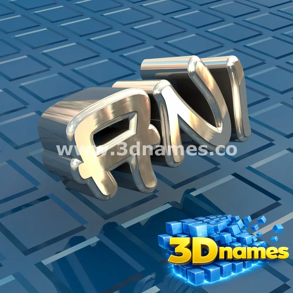 ani in Blue Bling style - 3D name wallpaper