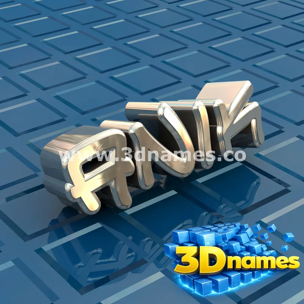 anik in Blue Bling style - 3D name wallpaper