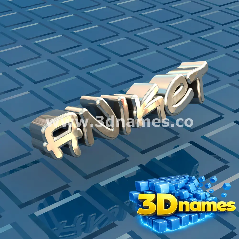 aniket in Blue Bling style - 3D name wallpaper