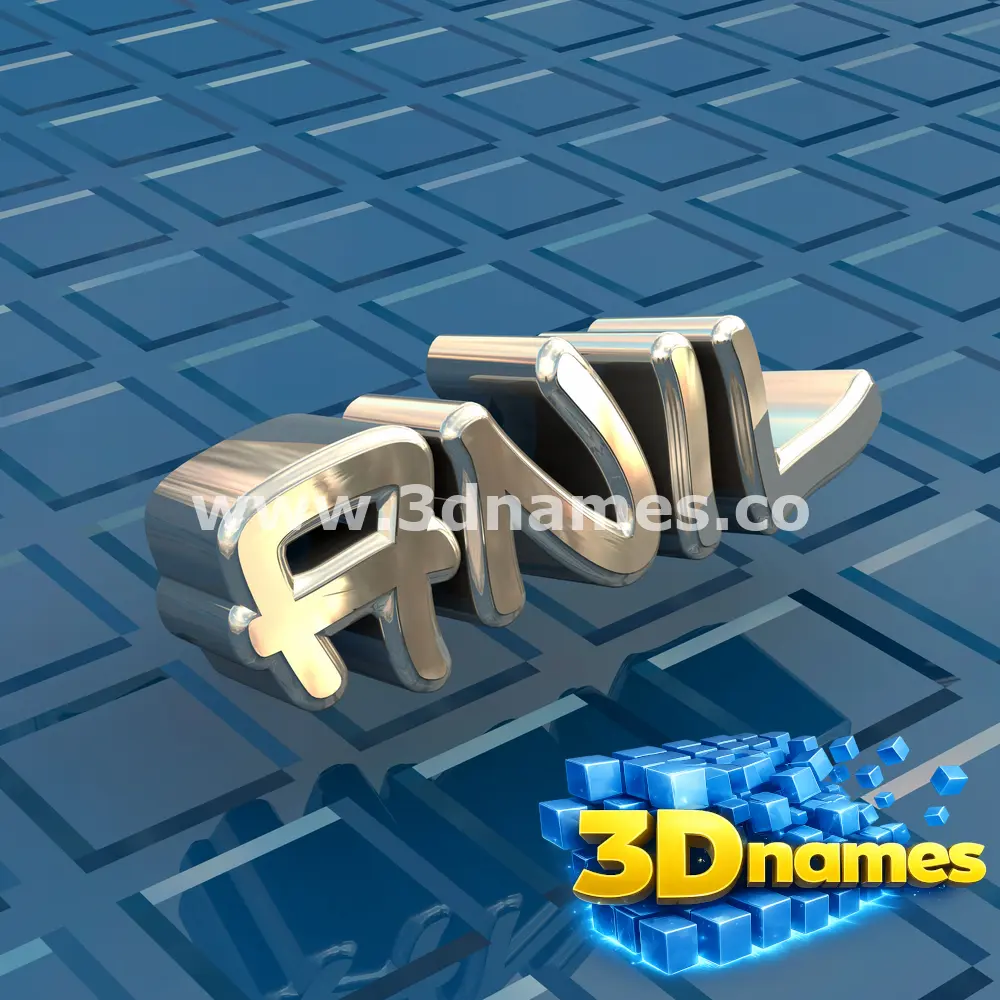 anil in Blue Bling style - 3D name wallpaper