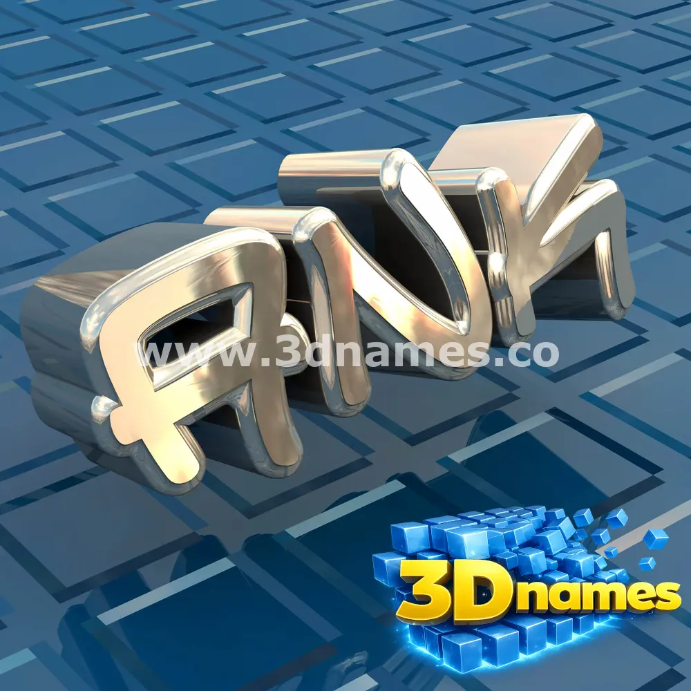 ank in Blue Bling style - 3D name wallpaper
