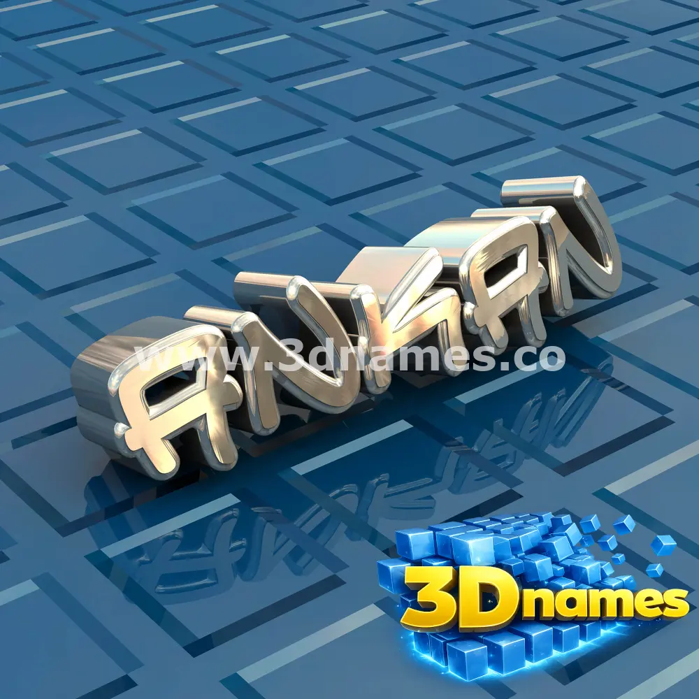 ankan in Blue Bling style - 3D name wallpaper