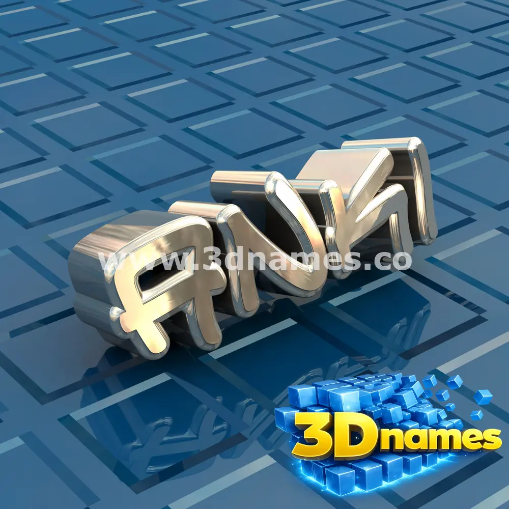 anki in Blue Bling style - 3D name wallpaper