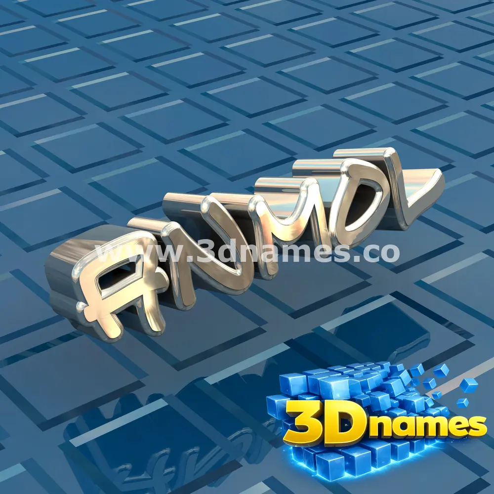 anmol in Blue Bling style - 3D name wallpaper