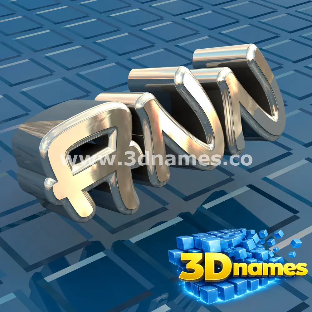 ann in Blue Bling style - 3D name wallpaper
