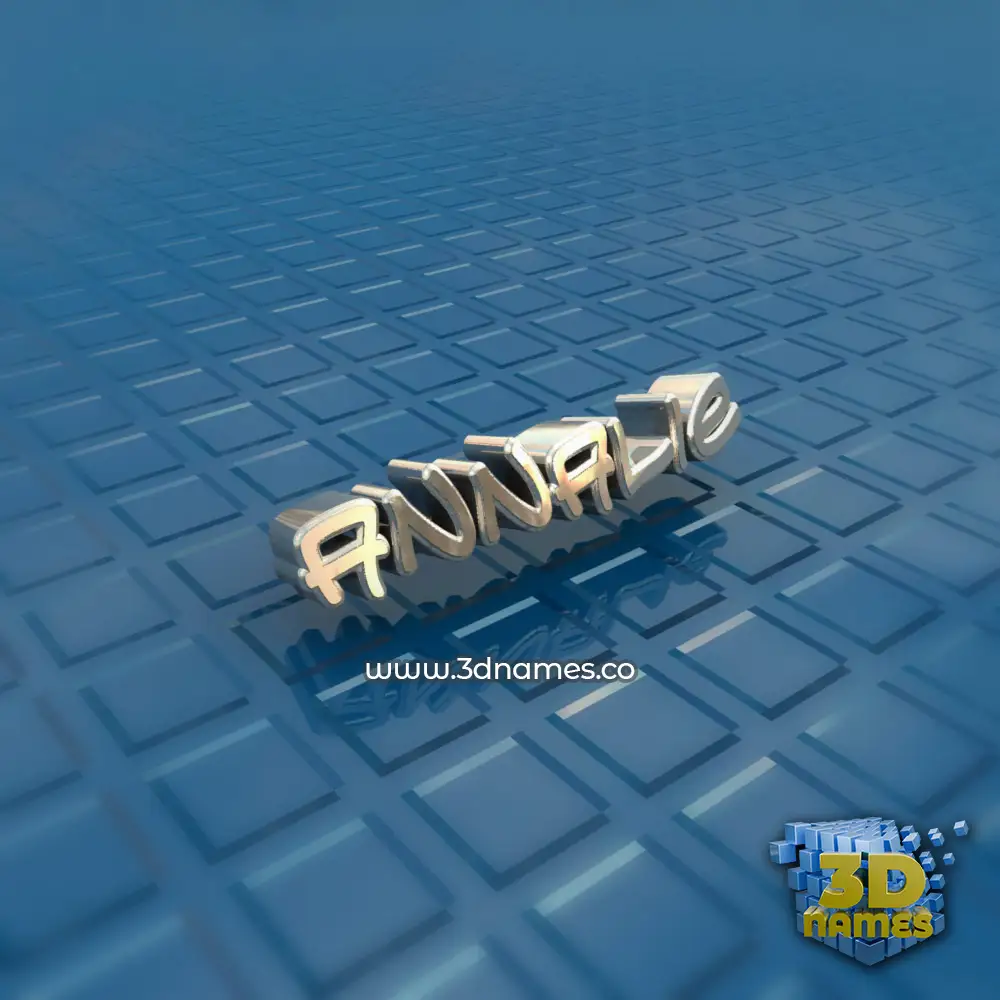 annalie in Blue Bling style - 3D name wallpaper