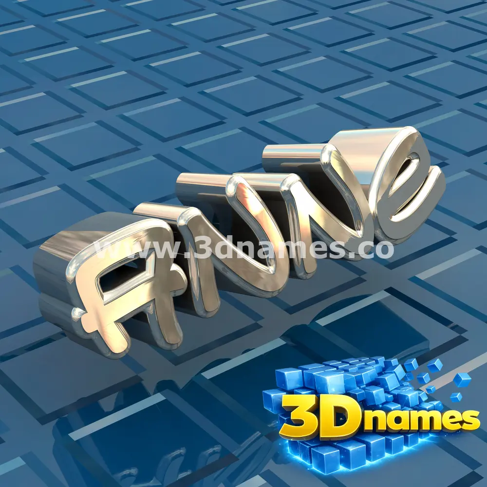 anne in Blue Bling style - 3D name wallpaper