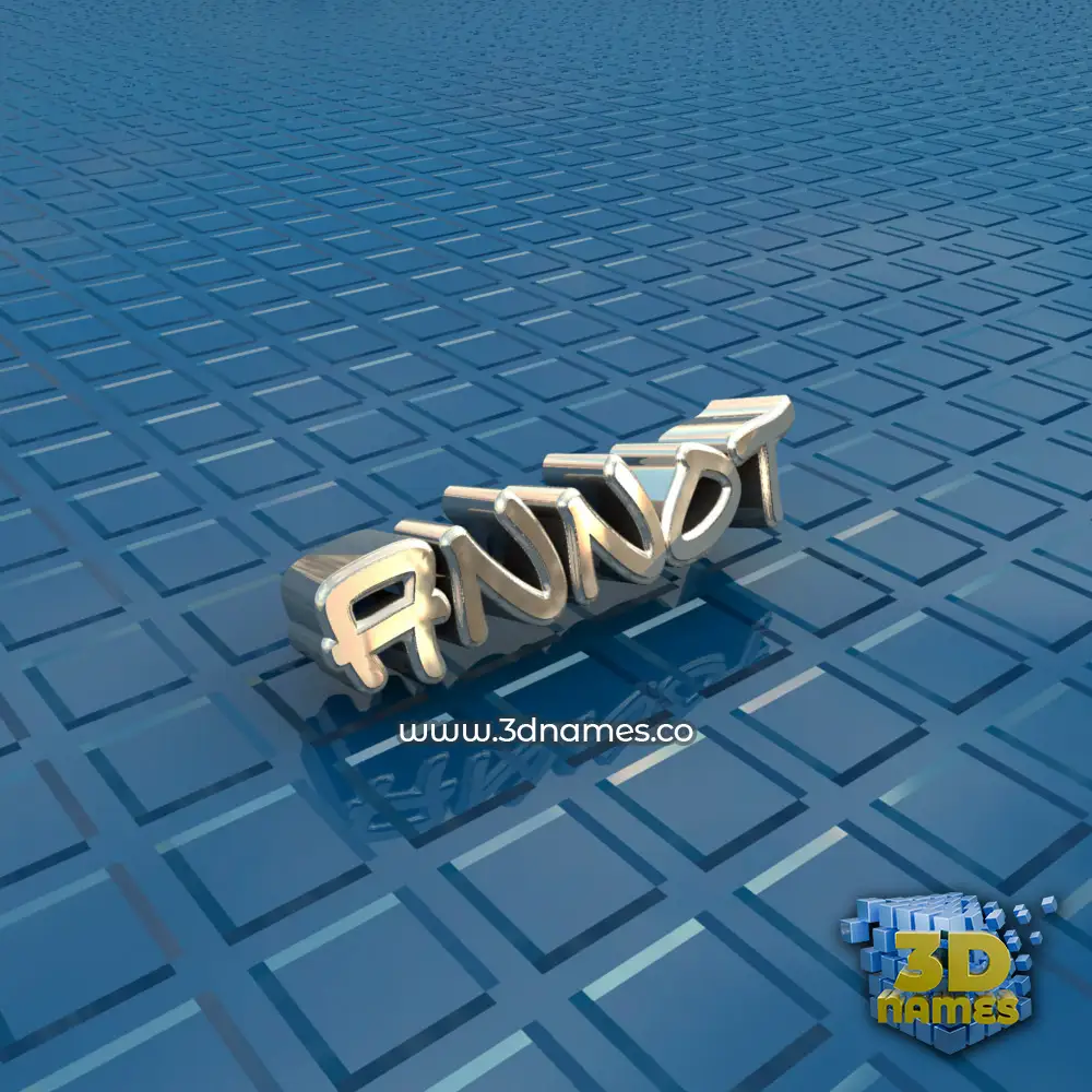 annot in Blue Bling style - 3D name wallpaper