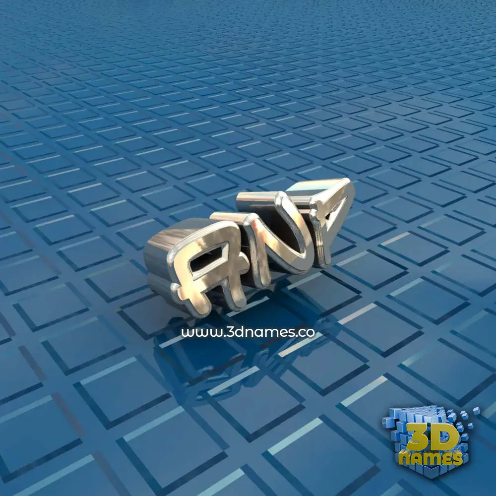 anp in Blue Bling style - 3D name wallpaper