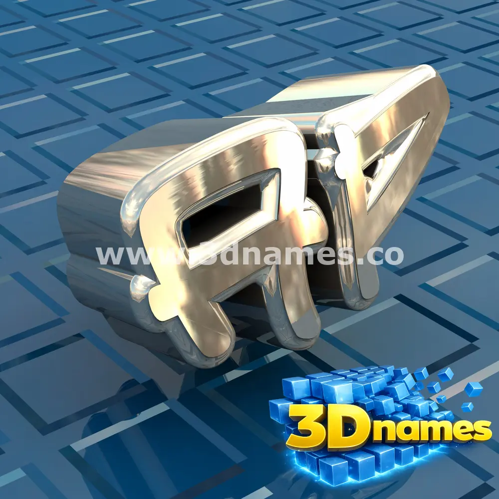 ap in Blue Bling style - 3D name wallpaper