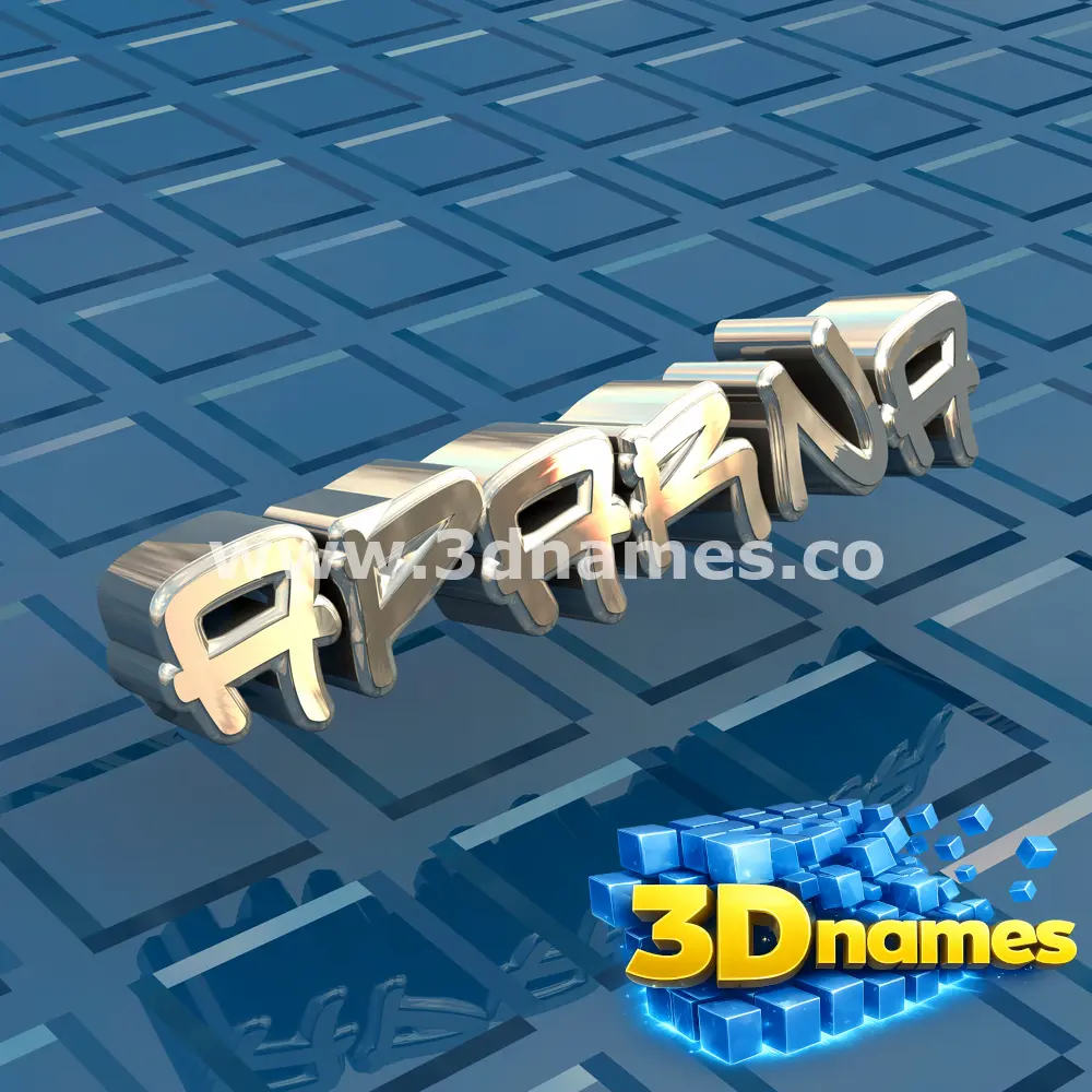 aparna in Blue Bling style - 3D name wallpaper