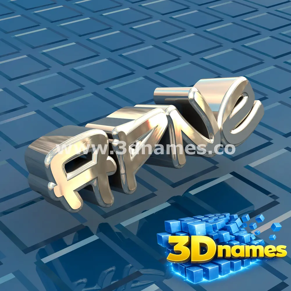 apne in Blue Bling style - 3D name wallpaper