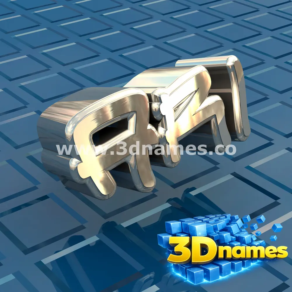 ari in Blue Bling style - 3D name wallpaper