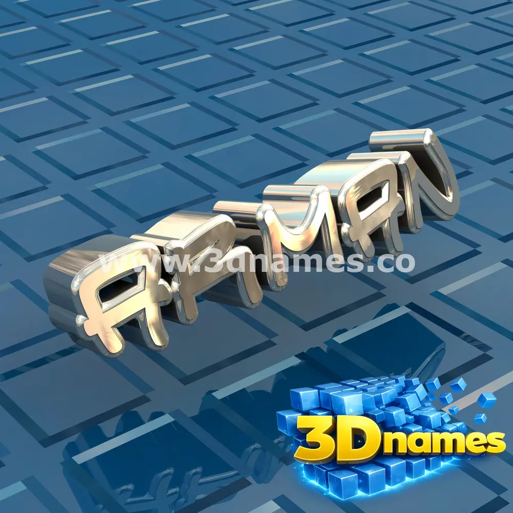 arman in Blue Bling style - 3D name wallpaper