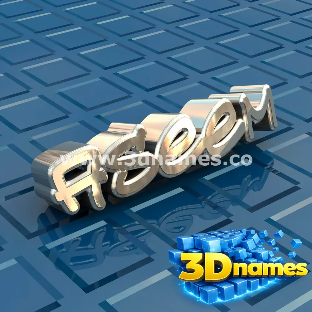 aseem in Blue Bling style - 3D name wallpaper