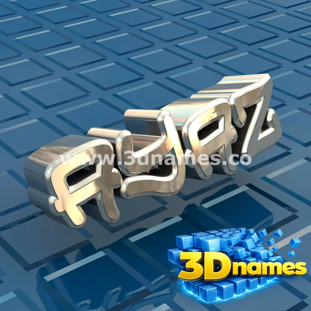 ayaz in Blue Bling style - 3D name wallpaper