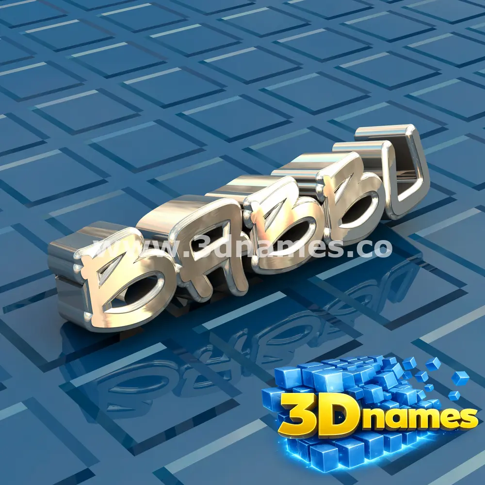 babbu in Blue Bling style - 3D name wallpaper