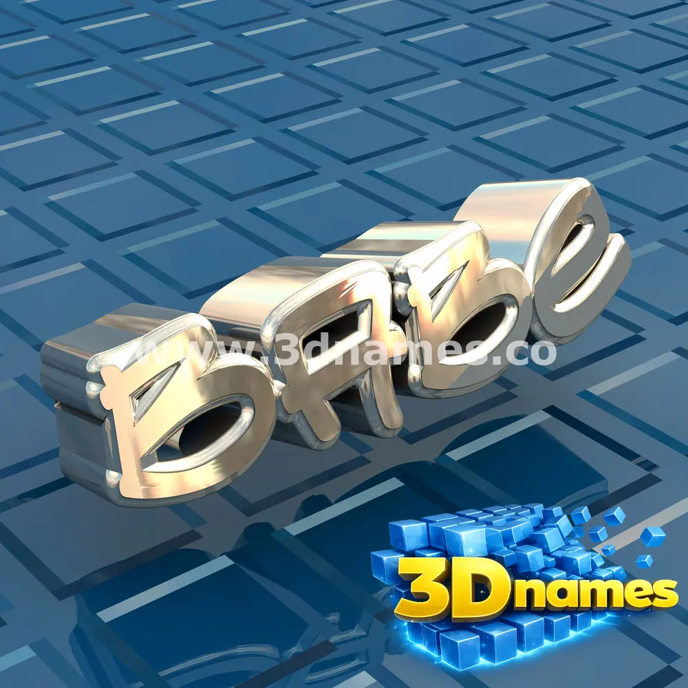 babe in Blue Bling style - 3D name wallpaper
