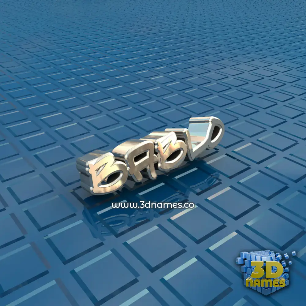 bablo in Blue Bling style - 3D name wallpaper